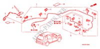 ANTENA(LH) para Honda CR-V ELEGANCE/LIFESTYLE 5 Puertas 6 velocidades manual 2010