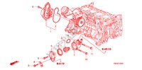 BOMBA DE AGUA(DIESEL)('09) para Honda CR-V DIESEL 2.2 EX 5 Puertas 6 velocidades manual 2009