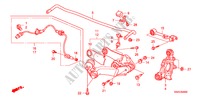 BRAZO INFERIOR TRASERO para Honda CR-V ELEGANCE/LIFESTYLE 5 Puertas 6 velocidades manual 2010