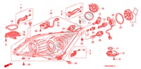 FARO DELANTERO(AFS) para Honda CR-V DIESEL 2.2 EXECUTIVE 5 Puertas 6 velocidades manual 2010