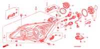 FARO DELANTERO para Honda CR-V DIESEL 2.2 COMFORT 5 Puertas 6 velocidades manual 2010