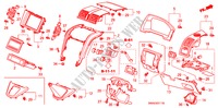 GUARNICION DE INSTRUMENTO(LADO DE CONDUCTOR)(RH) para Honda CR-V EX 5 Puertas 5 velocidades automática 2010