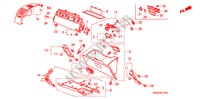 GUARNICION DE INSTRUMENTO(LADO DE PASAJERO)(RH) para Honda CR-V ES 5 Puertas 6 velocidades manual 2010