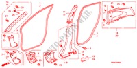 GUARNICION DE PILAR para Honda CR-V ELEGANCE/LIFESTYLE 5 Puertas 6 velocidades manual 2010