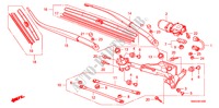 LIMPIAPARABRISAS(LH) para Honda CR-V DIESEL 2.2 COMFORT 5 Puertas 6 velocidades manual 2010