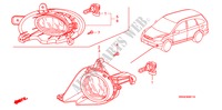 LUZ ANTINIEBLA(2) para Honda CR-V EXECUTIVE 5 Puertas 6 velocidades manual 2010