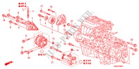 MENSULA DE MOTOR(2.4L) para Honda CR-V RV-SI 5 Puertas 5 velocidades automática 2009