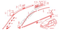 MOLDURA para Honda CR-V DIESEL 2.2 EXECUTIVE 5 Puertas 6 velocidades manual 2010