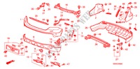 PARAGOLPES('09) para Honda CR-V DIESEL 2.2 SE 5 Puertas 6 velocidades manual 2009