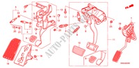 PEDAL(LH) para Honda CR-V ELEGANCE/LIFESTYLE 5 Puertas 6 velocidades manual 2010