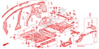 PISO/PANELES INTERIORES para Honda CR-V EXECUTIVE 5 Puertas 6 velocidades manual 2009