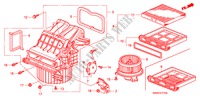 SOPLADOR DE CALEFACTOR(LH) para Honda CR-V ELEGANCE/LIFESTYLE 5 Puertas 6 velocidades manual 2010