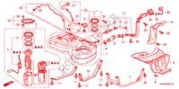 TANQUE DE COMBUSTIBLE(DIESEL) para Honda CR-V DIESEL 2.2 S&L PACK 5 Puertas 6 velocidades manual 2009