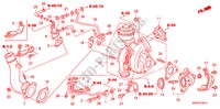 TURBOALIMENTADOR(DIESEL)('09) para Honda CR-V DIESEL 2.2 EX 5 Puertas 6 velocidades manual 2009
