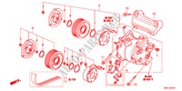 ACONDICIONADOR DE AIRE(COMPRESOR)(2.4L) para Honda CR-V RV-I 5 Puertas 5 velocidades automática 2011