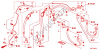 ACONDICIONADOR DE AIRE(MANGUERAS/TUBERIAS)(LH)(2.0L)(2.4L) para Honda CR-V COMFORT RUNOUT 5 Puertas 6 velocidades manual 2011