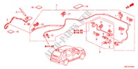 ANTENA(LH) para Honda CR-V ELEGANCE 5 Puertas 5 velocidades automática 2011