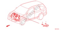 APOYO DE GRUPO DE CABLE DE MOTOR(2.4L) para Honda CR-V RV-I 5 Puertas 5 velocidades automática 2011