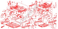 ASIENTO TRASERO(2) para Honda CR-V EXECUTIVE 5 Puertas 6 velocidades manual 2011