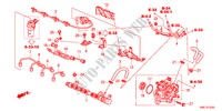CARRIL DE COMBUSTIBLE/BOMBA DE PRESION ALTA(DIESEL) para Honda CR-V DIESEL 2.2 EXECUTIVE 5 Puertas 6 velocidades manual 2011