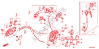 CERRADURAS DE PUERTA DEL./MANIJA EXTERIOR(2) para Honda CR-V RVSI 5 Puertas 5 velocidades automática 2011