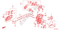 CERRADURAS PUERTA TRAS./MANIJA EXTERIOR(1) para Honda CR-V DIESEL 2.2 ELEGANCE 5 Puertas 6 velocidades manual 2011
