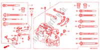 CONJ. DE CABLES DE MOTOR(2.4L) para Honda CR-V RV-SI 5 Puertas 5 velocidades automática 2011
