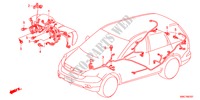 CONJUNTO DE ALAMBRES(RH)(4) para Honda CR-V DIESEL 2.2 EX 5 Puertas 5 velocidades automática 2011