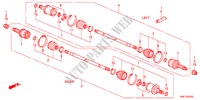 EJE DE IMPULSION TRASERA(1) para Honda CR-V DIESEL 2.2 EXECUTIVE 5 Puertas 6 velocidades manual 2011