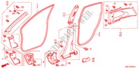 GUARNICION DE PILAR para Honda CR-V EXECUTIVE 5 Puertas 6 velocidades manual 2011