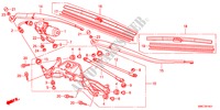 LIMPIAPARABRISAS(RH) para Honda CR-V EX 5 Puertas 5 velocidades automática 2011
