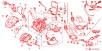 PALANCA SELECTORA(LH) para Honda CR-V DIESEL 2.2 COMFORT RUNOUT 5 Puertas 5 velocidades automática 2011
