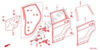 PANELES DE PUERTA TRAS. para Honda CR-V EXECUTIVE 5 Puertas 6 velocidades manual 2011