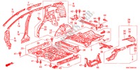 PISO/PANELES INTERIORES para Honda CR-V EXECUTIVE 5 Puertas 6 velocidades manual 2011