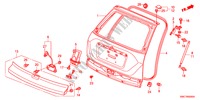 PUERTA TRASERA para Honda CR-V RV-SI 5 Puertas 5 velocidades automática 2011