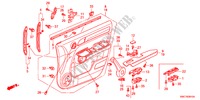 RECUBRIMIENTO DE PUERTA(LH) para Honda CR-V COMFORT RUNOUT 5 Puertas 6 velocidades manual 2011