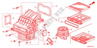 SOPLADOR DE CALEFACTOR(LH) para Honda CR-V ELEGANCE 5 Puertas 6 velocidades manual 2011