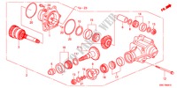 TRANSFERENCIA(4WD)(2.0L)(2.4L) para Honda CR-V ELEGANCE 5 Puertas 6 velocidades manual 2011