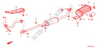 TUBERIA DE ESCAPE/SILENCIADOR(2.0L) para Honda CR-V EXECUTIVE 5 Puertas 5 velocidades automática 2011
