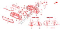 INDICADOR DE COMBINACION COMPONENTES(95/96/97) para Honda SHUTTLE 2.2IES 5 Puertas 4 velocidades automática 1995