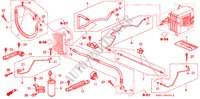 ACONDICIONADOR DE AIRE (MANGUERAS/TUBERIAS) para Honda CITY LI 4 Puertas 5 velocidades manual 2000