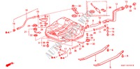 TANQUE DE COMBUSTIBLE para Honda CITY LXI-S 4 Puertas 5 velocidades manual 2002