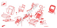 ASIENTO DELANTERO(DER.) para Honda PILOT EX 5 Puertas 5 velocidades automática 2011