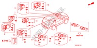 INTERRUPTOR para Honda PILOT EX 5 Puertas 5 velocidades automática 2011