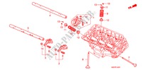VALVULA/BRAZO DE BALANCIN(TRASERO) para Honda PILOT EX 5 Puertas 5 velocidades automática 2011