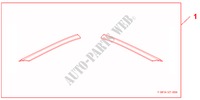 A PILLAR DECORATI para Honda CR-Z TOP 3 Puertas 6 velocidades manual 2011