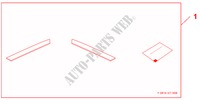 B PILLAR DECORATI para Honda CR-Z BASE 3 Puertas 6 velocidades manual 2011