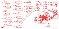 BANDA DE JUEGO DE CABLES/SOPORTE(LH) para Honda CR-Z TOP 3 Puertas 6 velocidades manual 2011