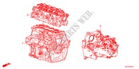 CONJ. DE MOTOR/ENS. DE TRANSMISION para Honda CR-Z BASE 3 Puertas 6 velocidades manual 2011