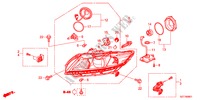 FARO DELANTERO(HID) para Honda CR-Z THIS IS 3 Puertas 6 velocidades manual 2011